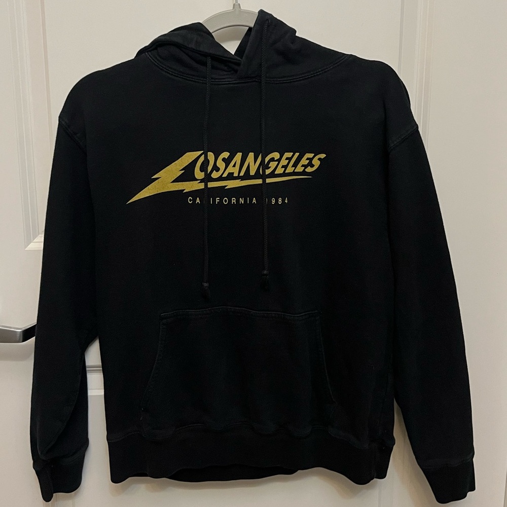 BRANDY MELVILLE RARE BLACK LOS ANGELES HOODIE!!